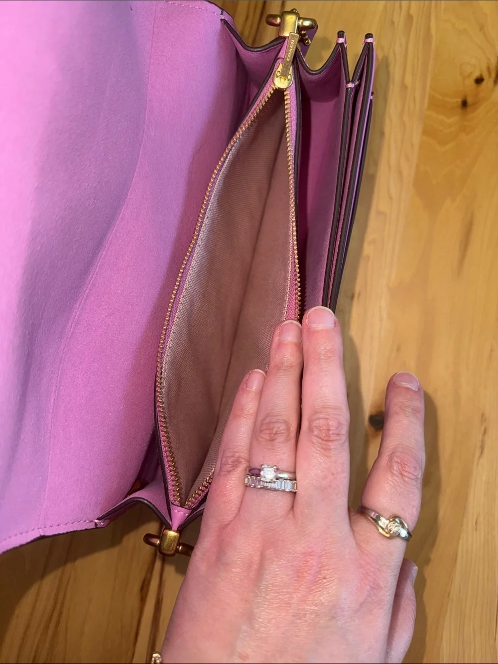 Coach Twisted Tabby 26 Shoulder Bag in Fuchsia